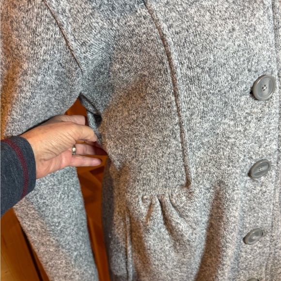 Patagonia Better Sweater Gray Fleece Coat Ladies Medium - Picture 4 of 11